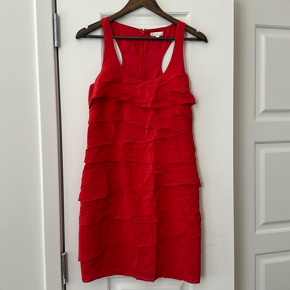 Shoshanna Red Cocktail Dress